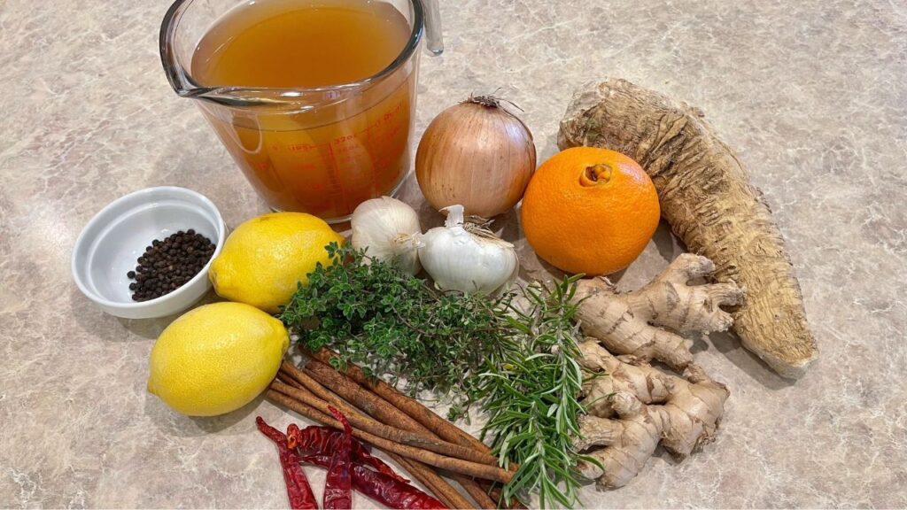 how to make fire cider ingredients, immune boosting, all natural, tonic, herbalism, make your own medicine