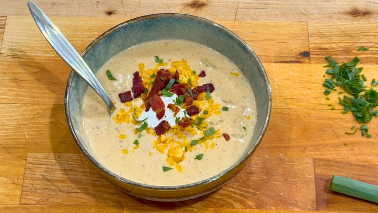 How to Make Loaded Potato Soup from Scratch