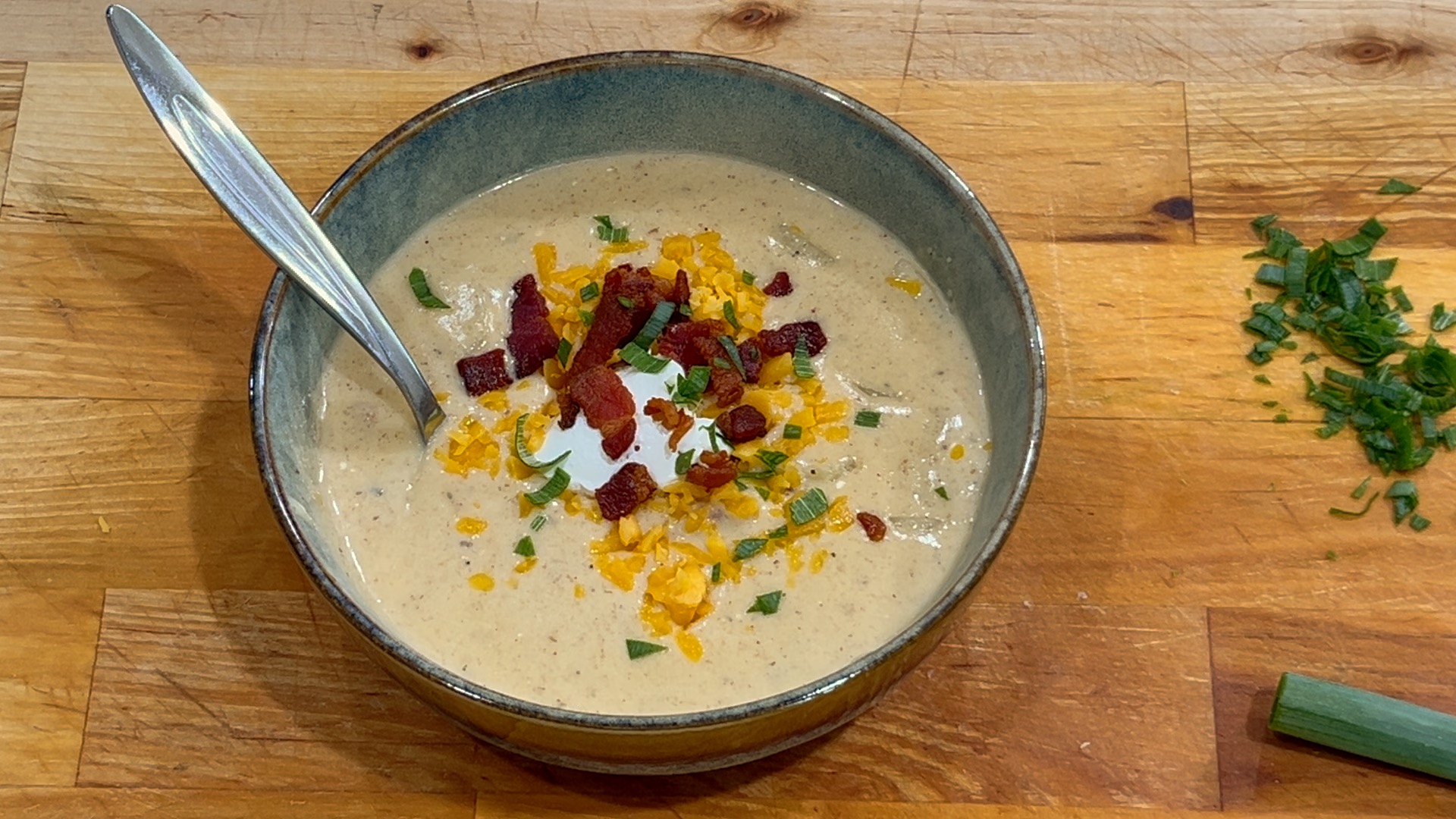 Loaded Potato Soup from Scratch | Cozy Homemade Soup