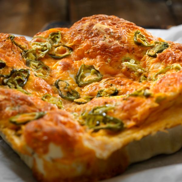 Jalapeno Cheddar Sourdough Focaccia